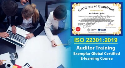 ISO 22301 Auditor Training Online - Ahmedabad