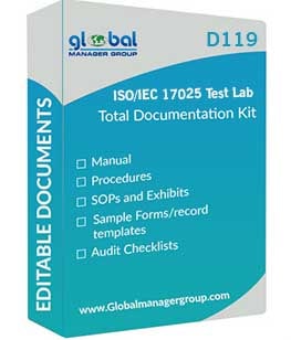 ISO 17025 Documents for Chemical Testing Laboratory