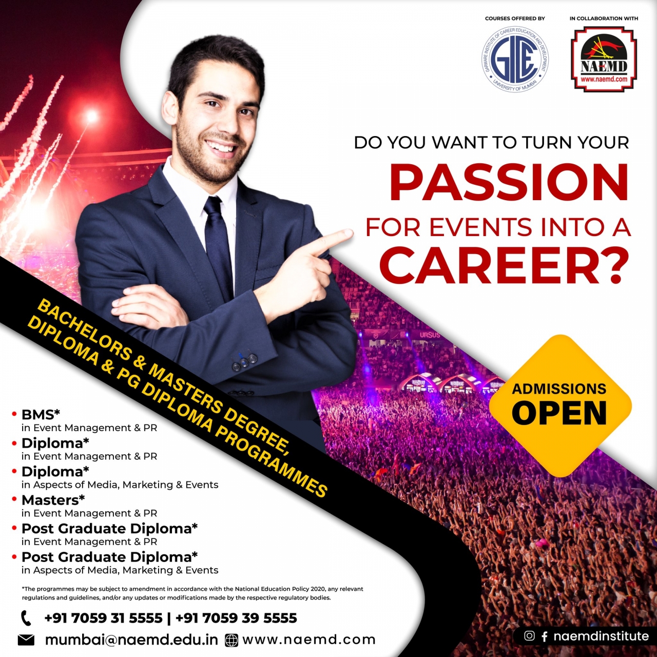Passion For Event Management Career - Mumbai