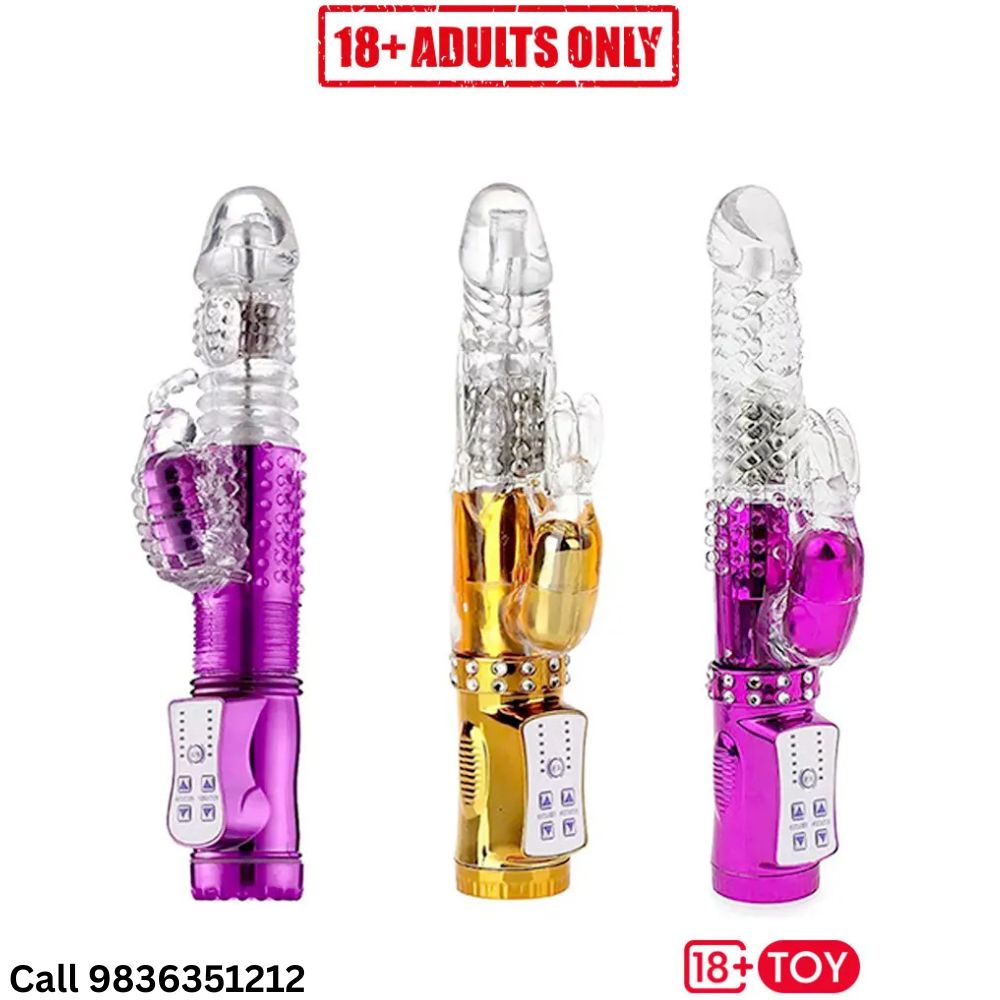 Thrusting Up And Down Rabbit Vibrator | USB Rechargeable | Call 9836351212 - Chennai