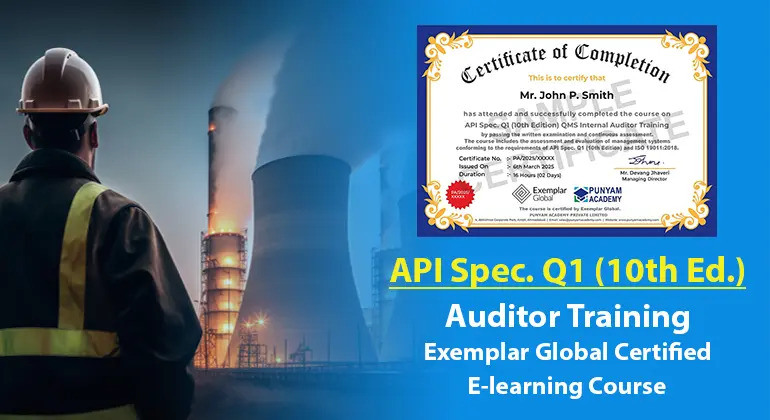 API Spec. Q1 Internal Auditor Training - Ahmedabad