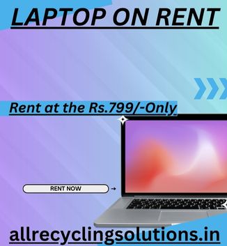 Laptop on rent in Mumbai Rs. 799/- Only