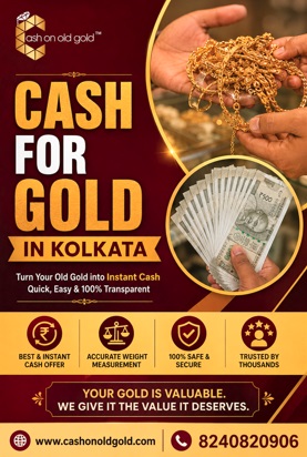 Cash for Gold in Kolkata – Get the Best Value for Your Gold - Kolkata