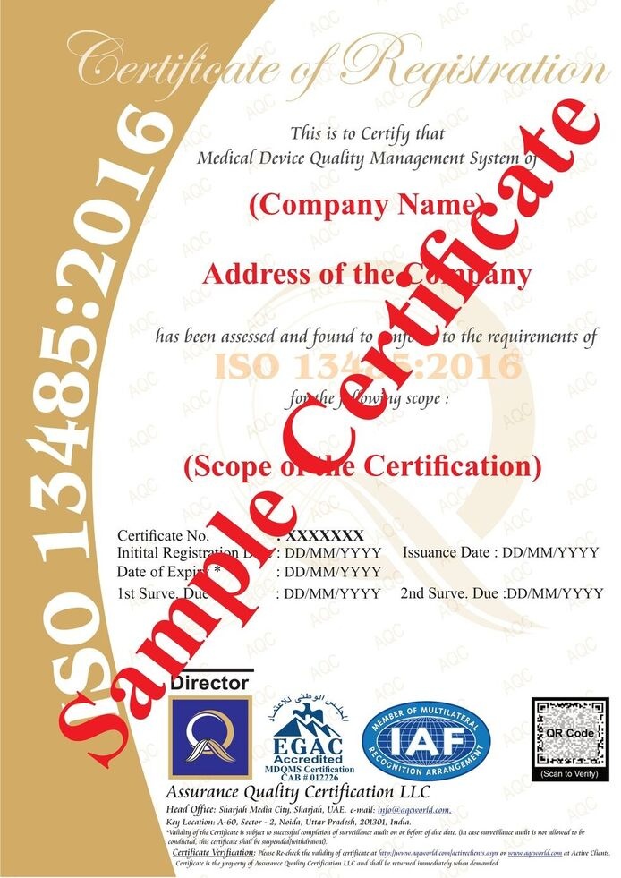 ISO 13485:2016 - Certifying Quality in Medical Device Industries - Noida