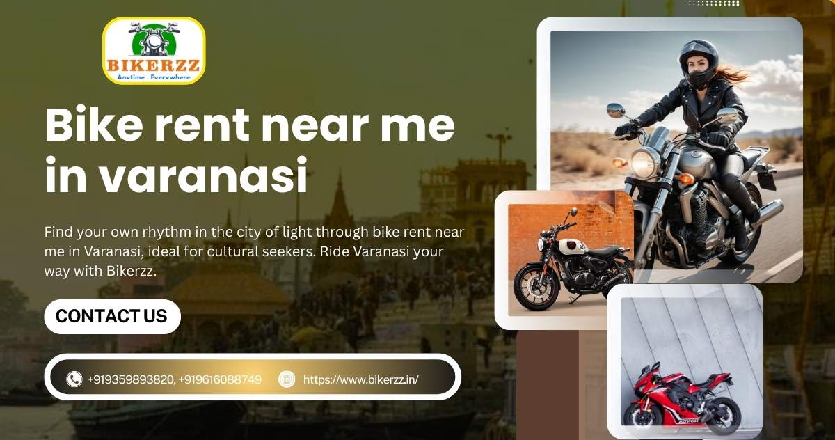 Escape the Crowd Using Bike rent near me in Varanasi Today - Varanasi