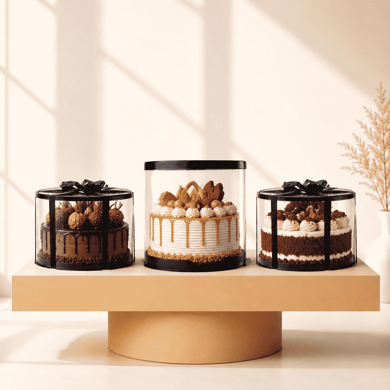 Clear Cake Boxes That Help Every Cake Stand Out at Weddings, Festivals, Birthdays and Corporate Celebrations - Noida