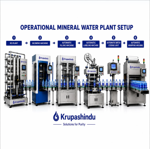 Mineral Water Plant Manufacturer in India - NaviMumbai