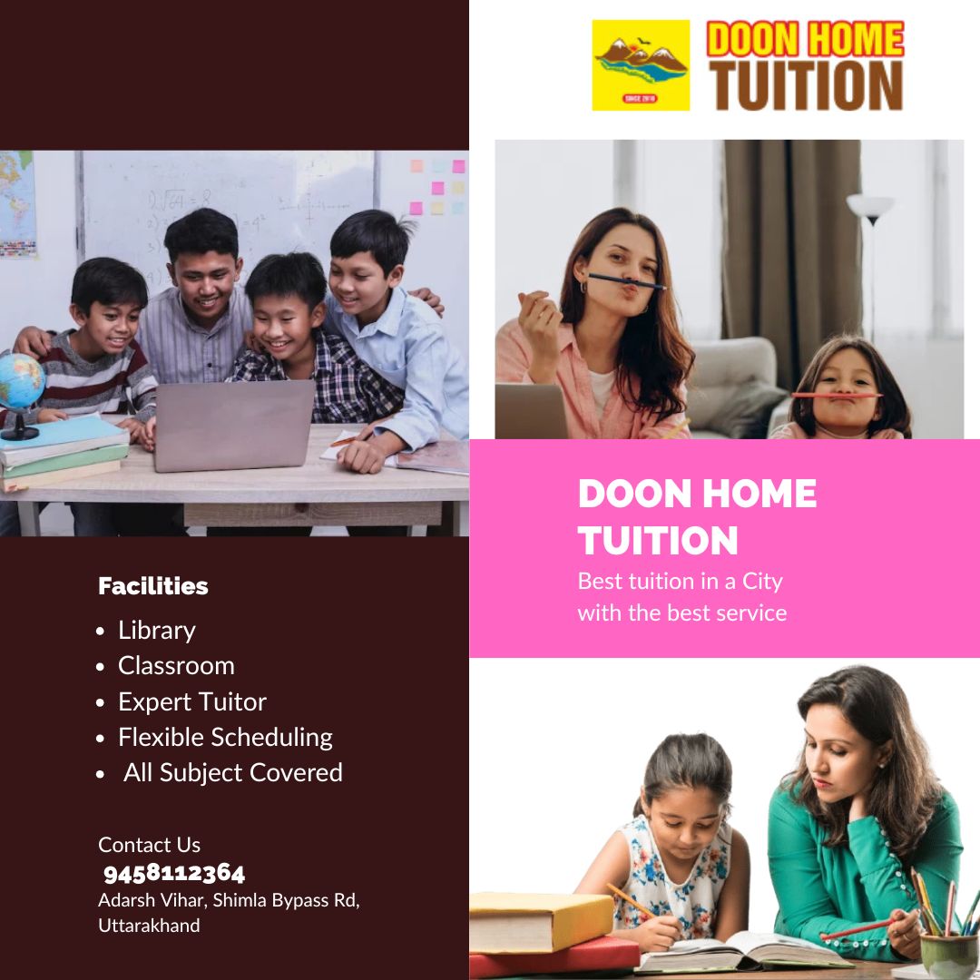 Find Reliable Home Tuition in Dehradun with Doon Home Tuition - Dehradun
