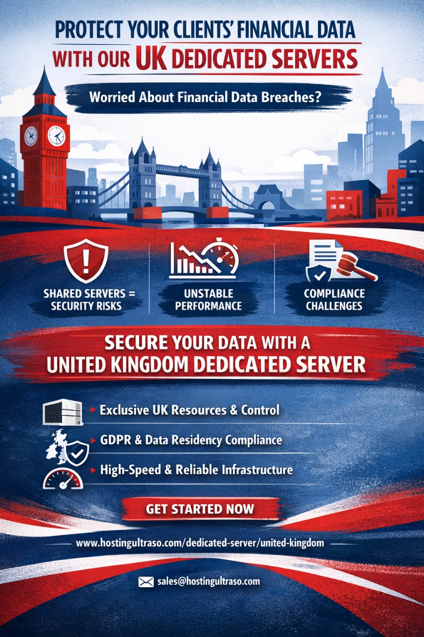 Protect Your Clients’ Personal Financial Data Using Our UK Dedicated Servers - Kolkata