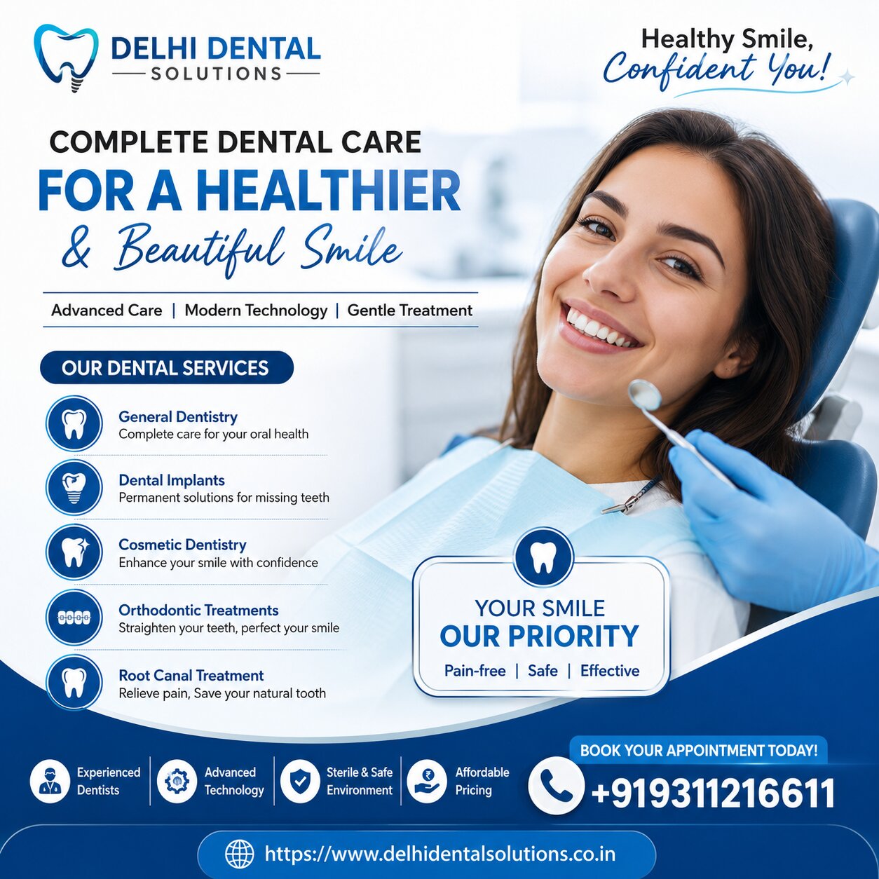 Best Dental Clinic in Delhi | Kamniyata Dental Solutions - Delhi