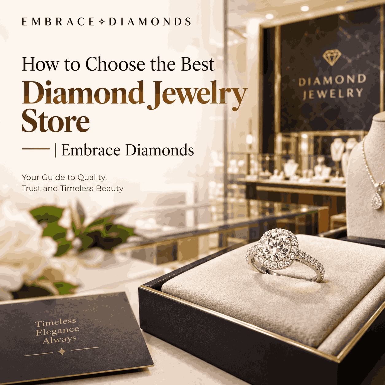 How to Choose the Best Diamond Jewelry Store| Embrace Diamonds - Delhi