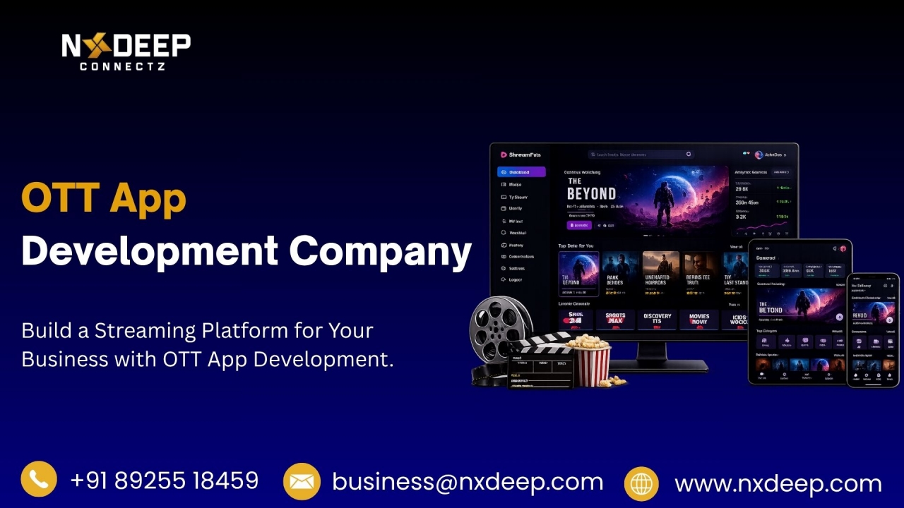 Build Your Streaming Business with OTT App Development  - Madurai