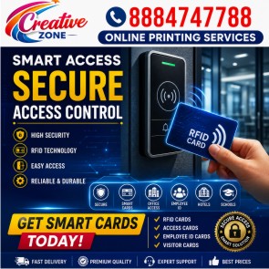 RFID Smart Card Printing | Hotel Key Cards  Access Cards | Attendance Cards | 501 - Bangalore
