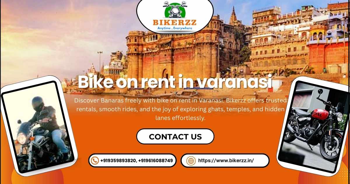 Smooth city travel: Bike on rent in Varanasi today - Varanasi
