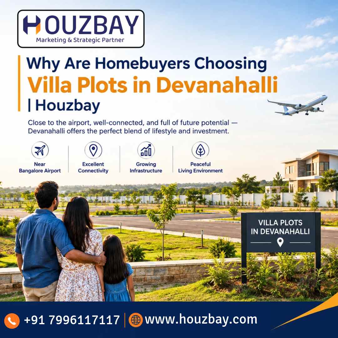 Why Are Homebuyers Choosing Villa Plots in Devanahalli | Houzbay - Bangalore