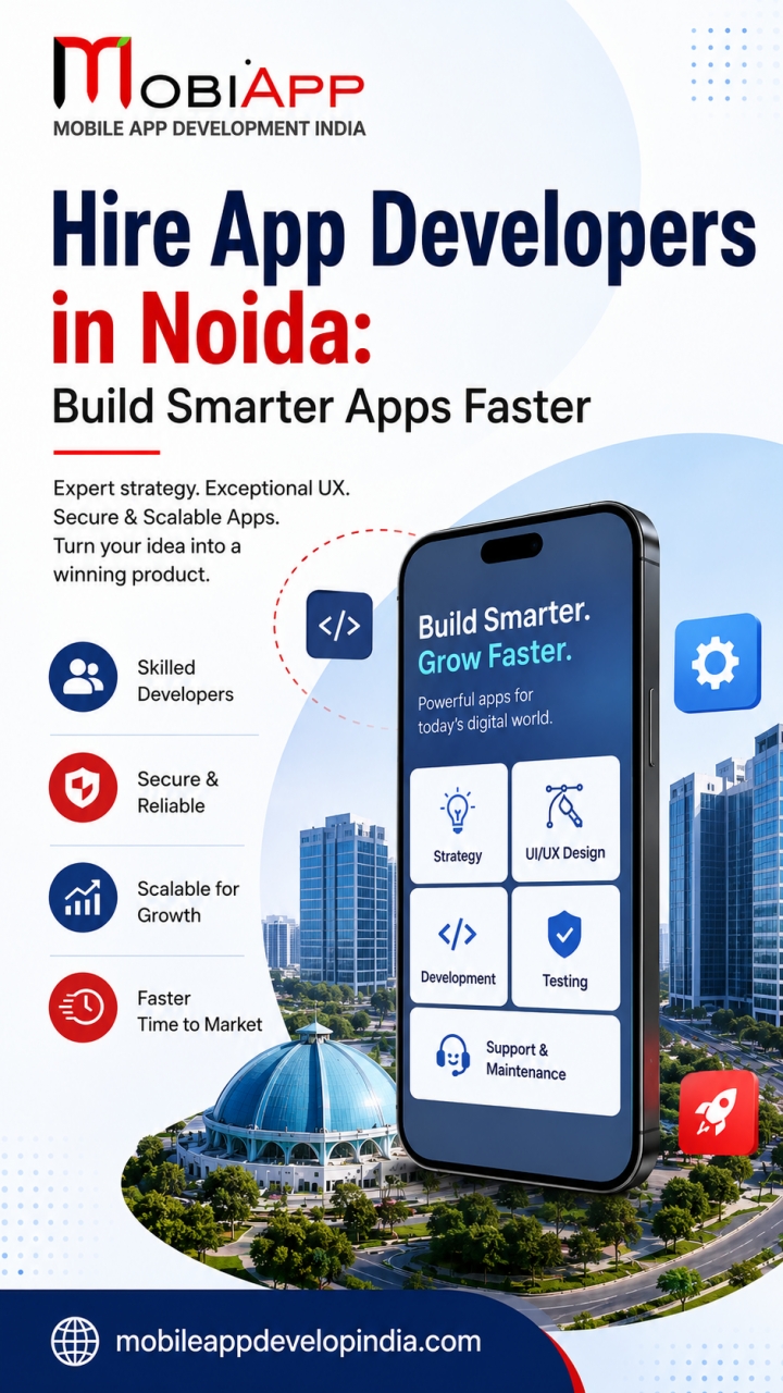 Hire App Developers in Noida – Build Smarter Apps Faster - Noida