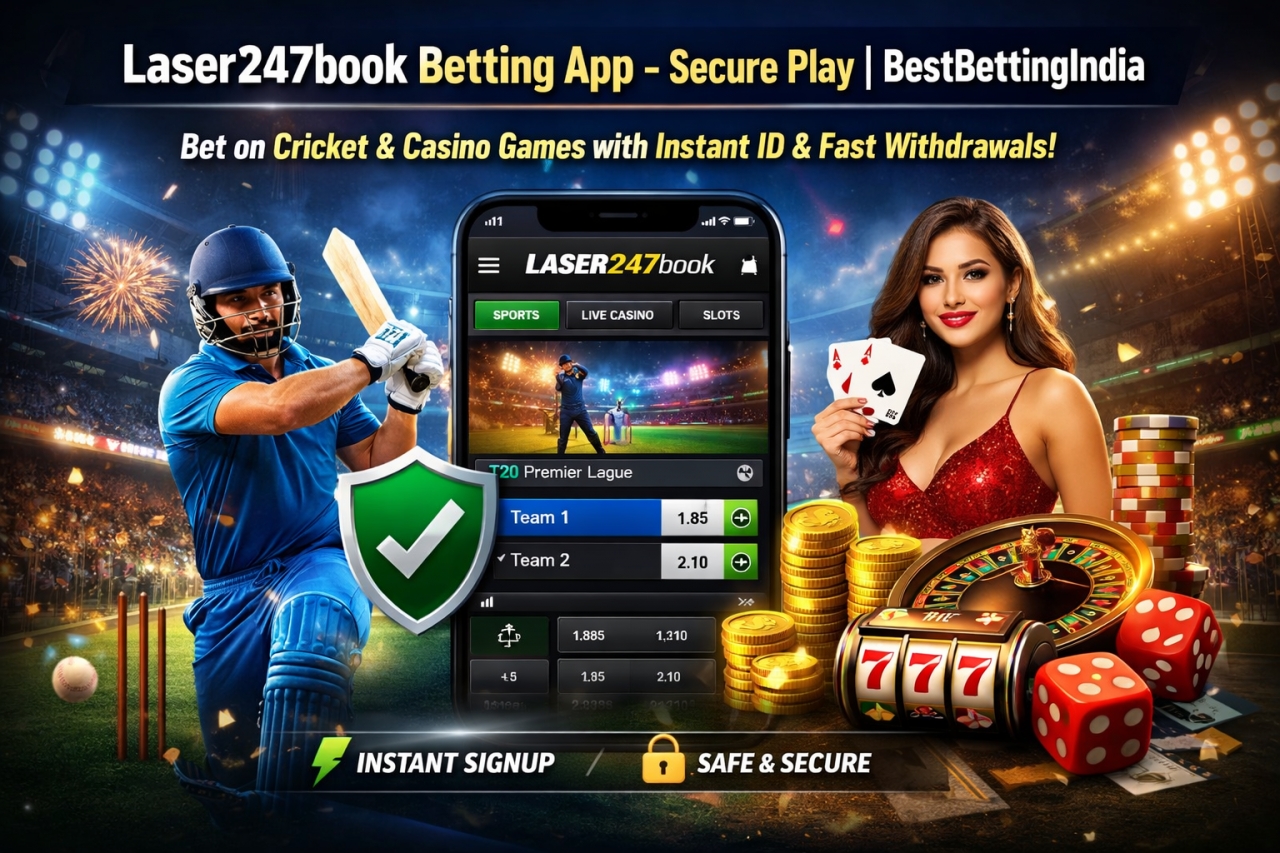 Laser247book Betting App – Secure Play | BestBettingIndia - Delhi