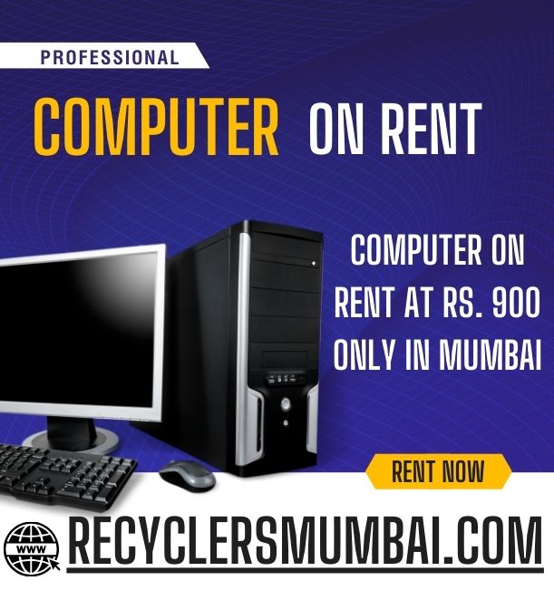 computer on rent at Rs. 900 only in mumbai
