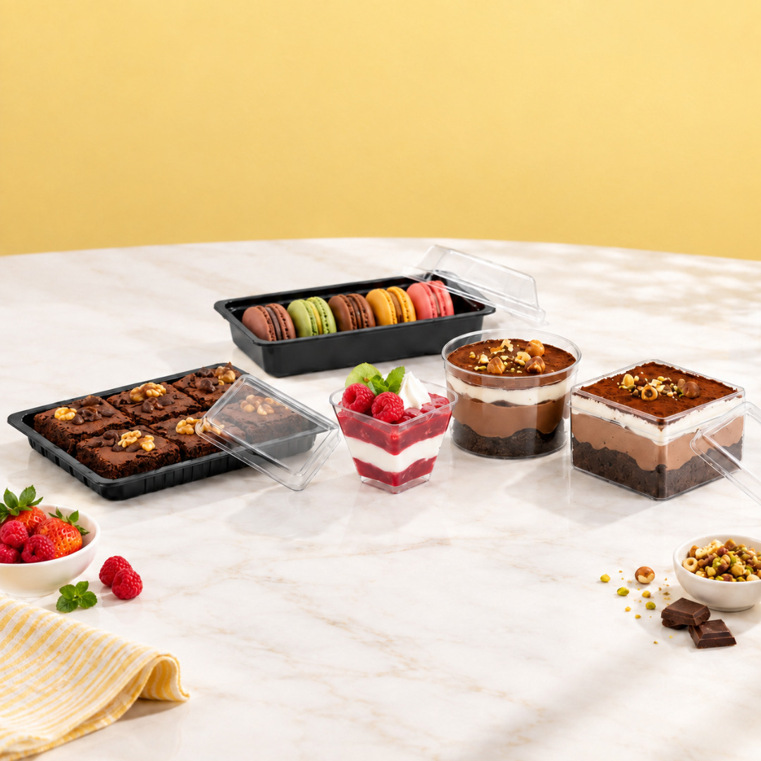 Dessert Clear Packaging for Bakers & Dessert Brands: Premium Presentation, Easy Branding & Exciting Bulk Order Offers - Noida