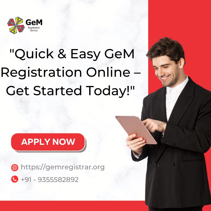 "Quick & Easy GeM Registration Online – Get Started Today!" - Delhi