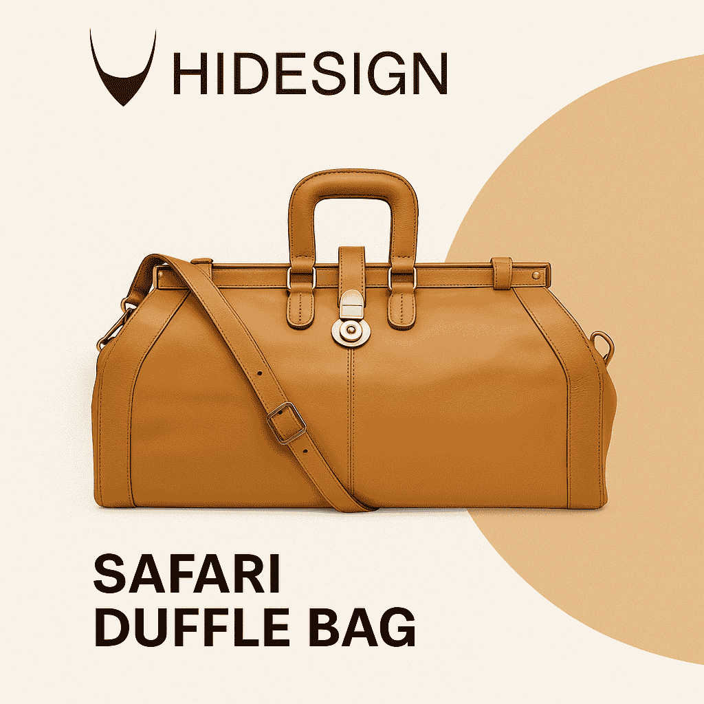 Luxury Leather Duffle Bags for Men and Women | Hidesign - Pondicherry