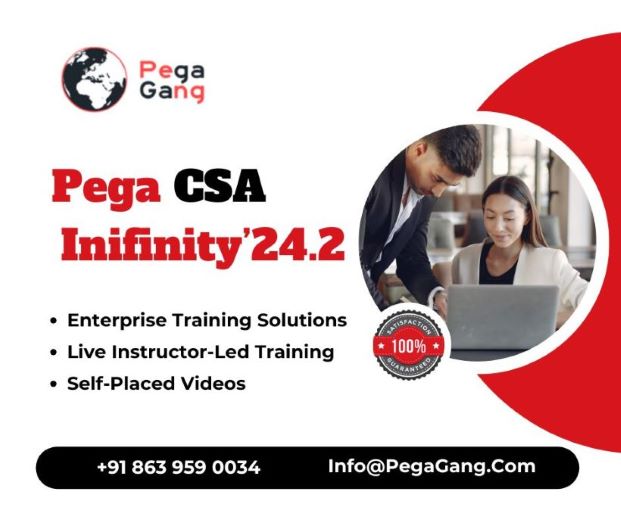 Get Certified with Pega CSA Infinity'24.2 Online Classes – PegaGang - Hyderabad