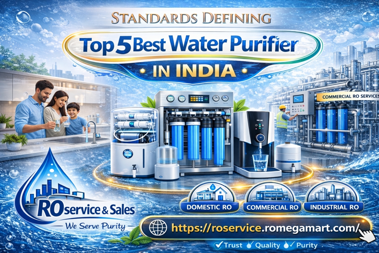 Standards Defining Top 5 Best Water Purifier in India  - Gurgaon