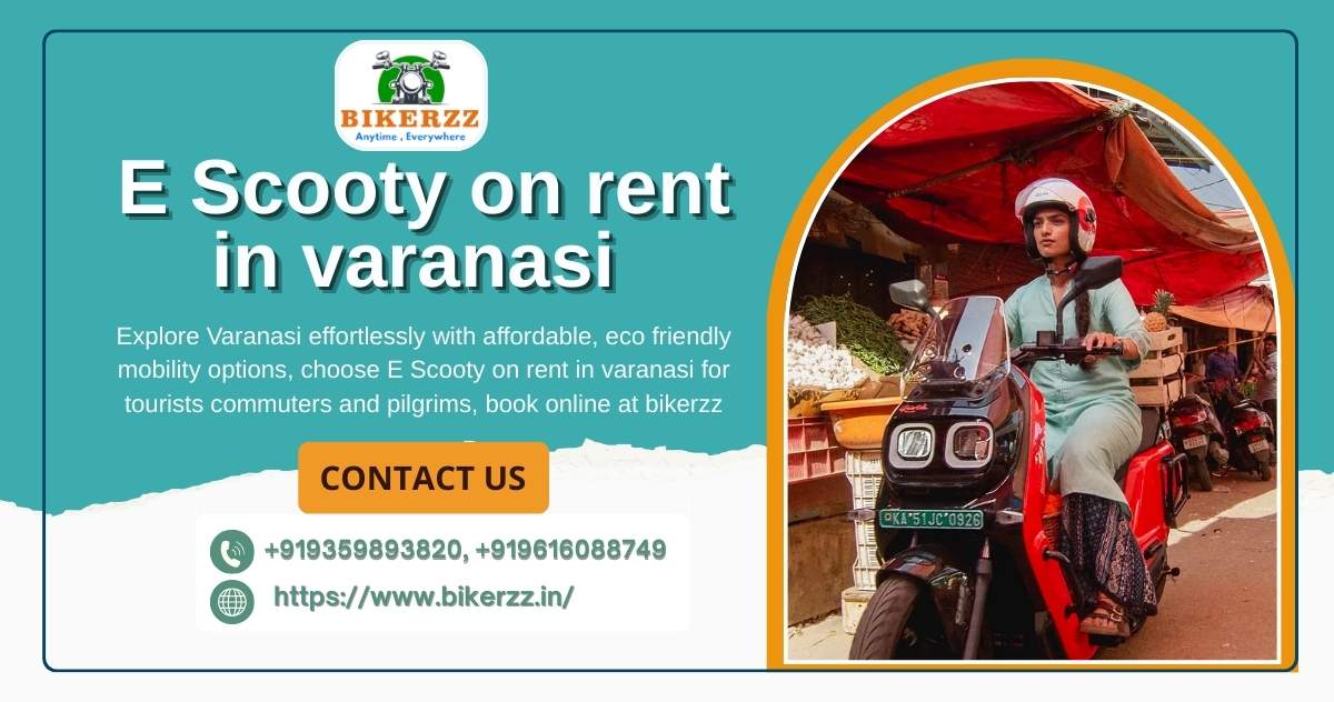 Cheap Rental Of E Scooty on rent in varanasi - Varanasi