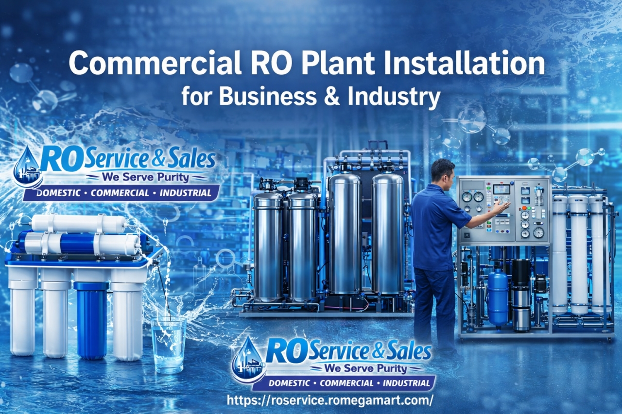Commercial RO Plant Installation for Business & Industry - Gurgaon