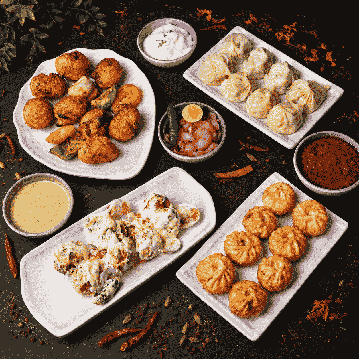 Best Street Food in Noida for Juicy Veg and Chicken Momos with Authentic Indian Flavors at Cook Du Kdu - Noida