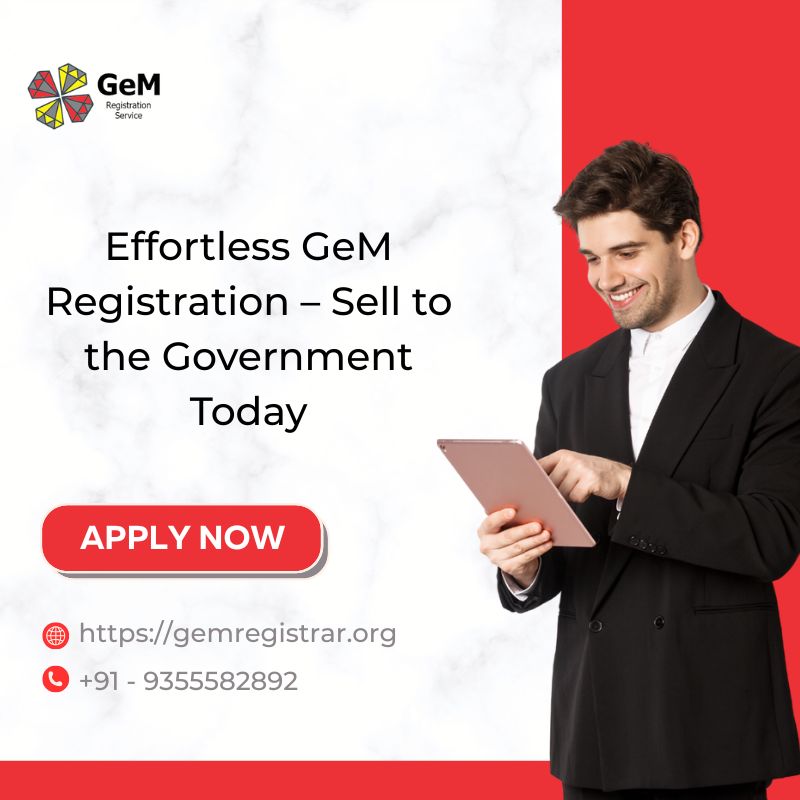Effortless GeM Registration – Sell to the Government Today - Amritsar