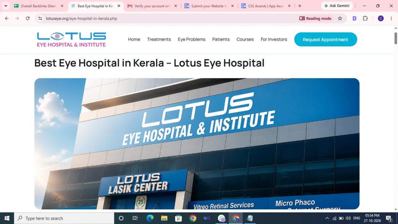 Best Eye Hospital in Kerala | Lotus Eye Hospital - Kochi