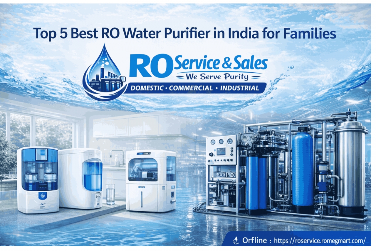 Top 5 Best RO Water Purifier in India for Families - Gurgaon