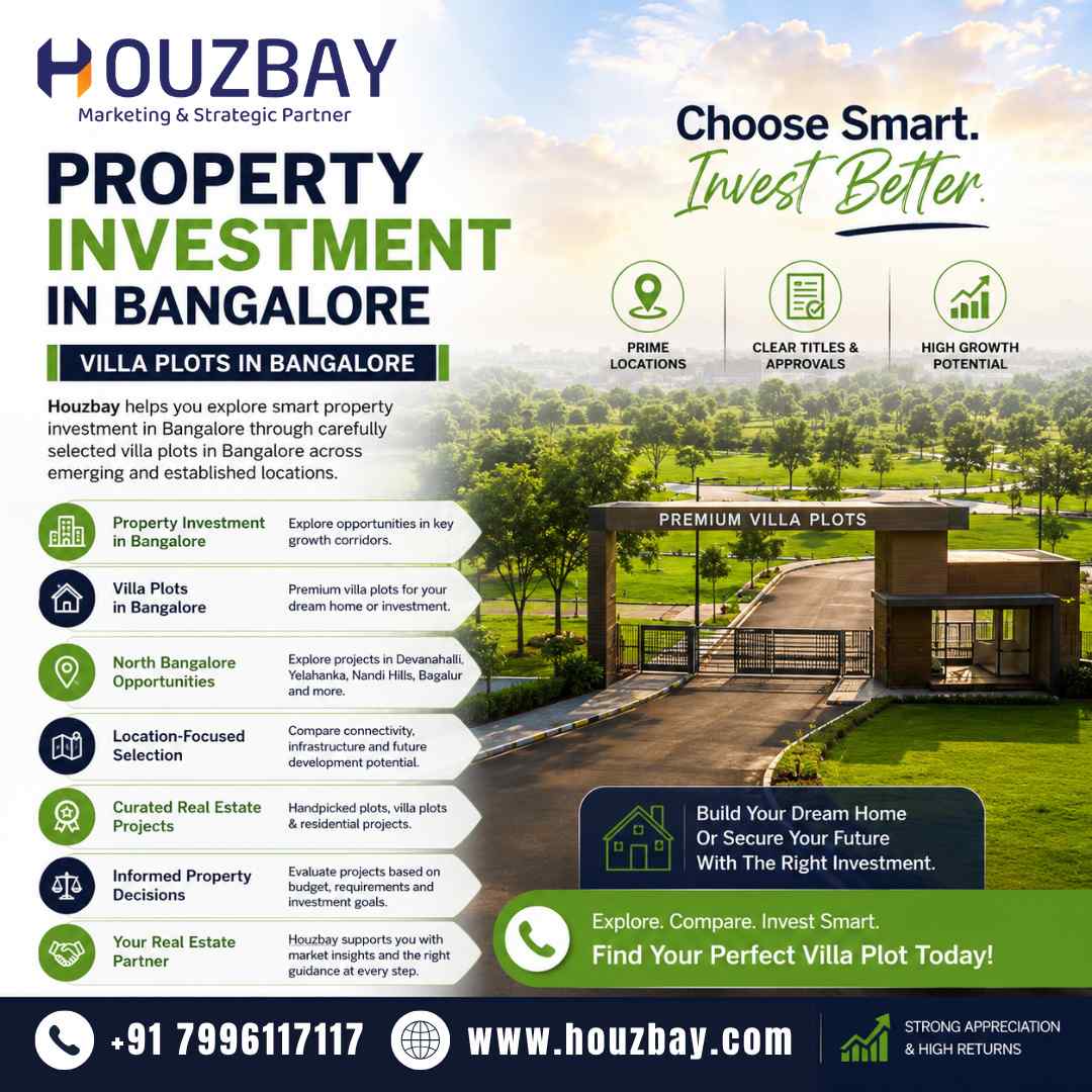 Property Investment in Bangalore | Villa Plots in Bangalore - Bangalore