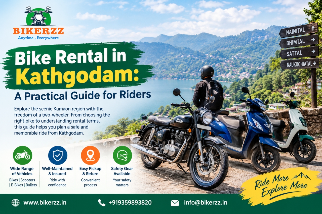 Bike Rental in Kathgodam – Explore Nearby Destinations with Bikerzz - Varanasi