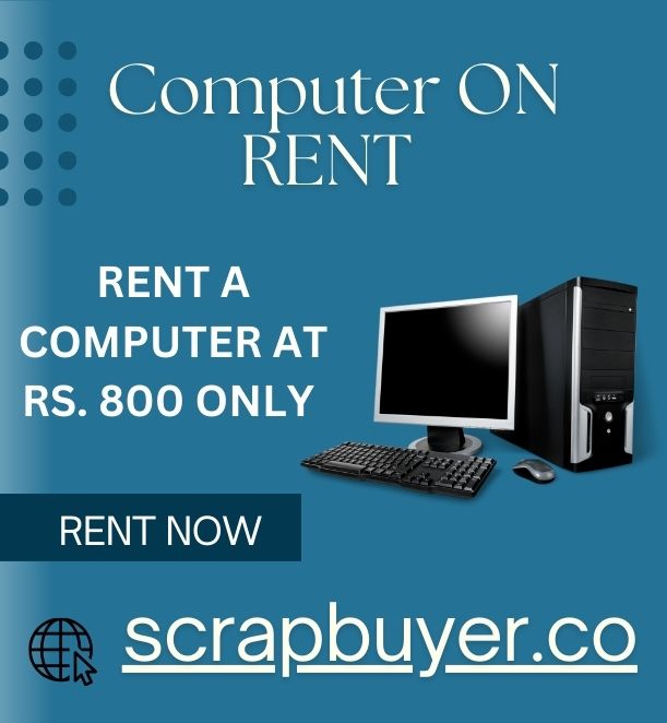 Computer on rent at Rs. 800 only in mumbai - Mumbai