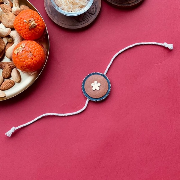 Pushya Leather Rakhi Handcrafted Raksha Bandhan Gift - Indore