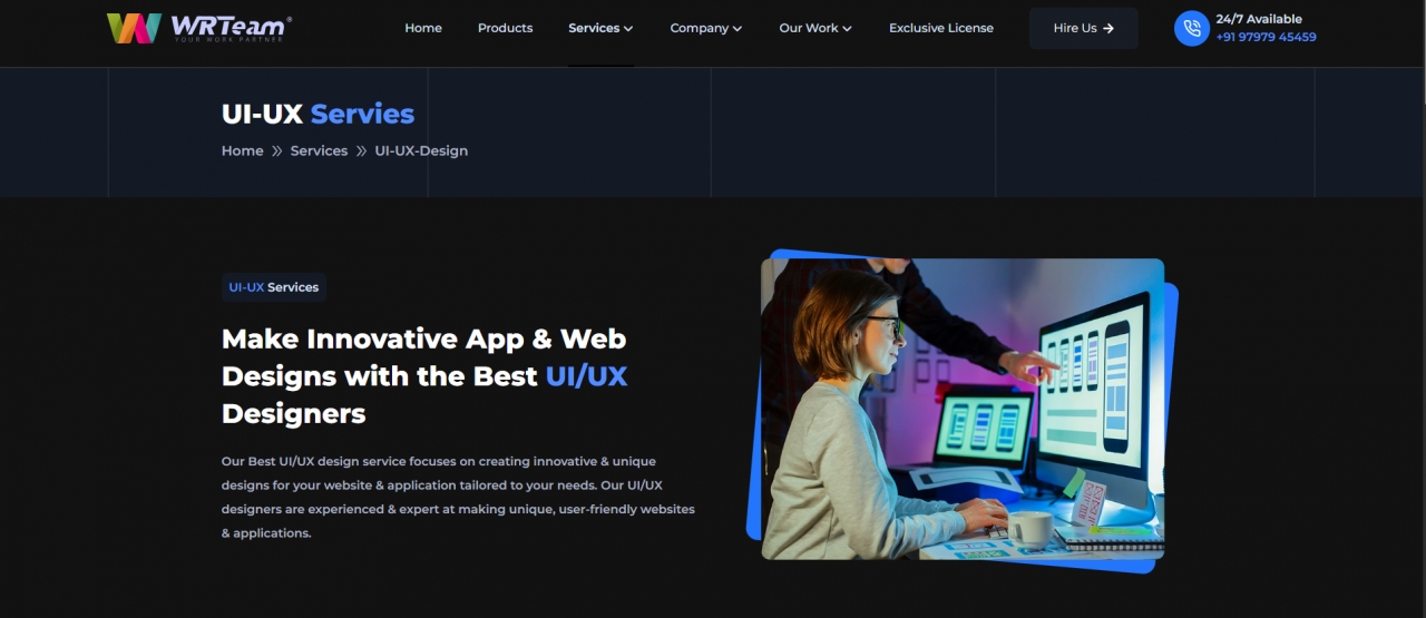 Ui/Ux Web Design Services Agency Bhuj, India | WRTeam