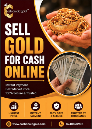 Sell Gold For Cash Online and Receive Quick Payment - Kolkata