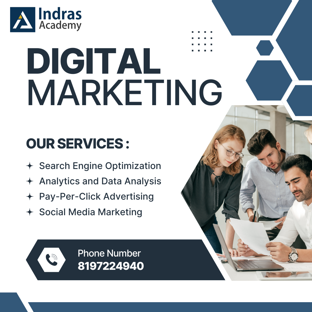 Digital Marketing Course in Indras Academy | SEO, PPC & Social Media - Bangalore