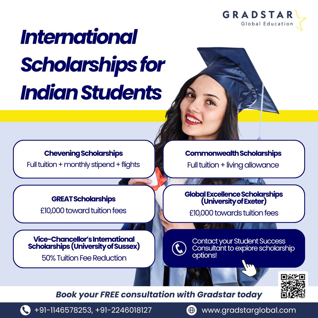 Gradstar Brings You Closer to International Scholarships - Delhi