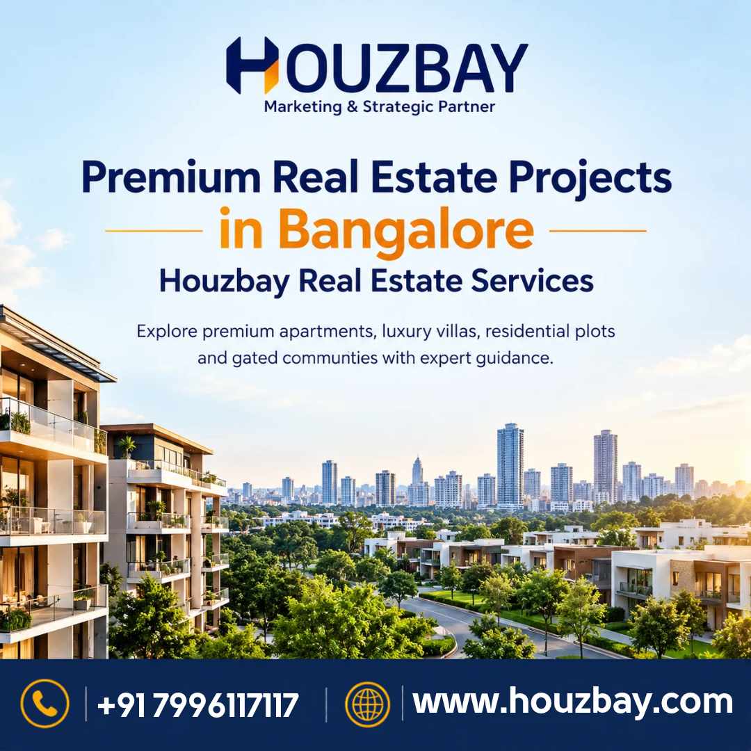 Premium Real Estate Projects in Bangalore | Houzbay Real Estate Services - Bangalore