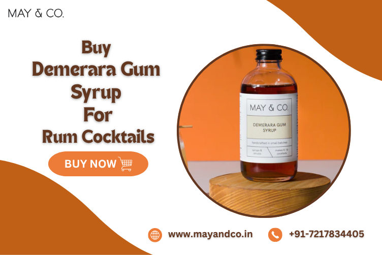 Buy May & Co Demerara Gum Syrup for Rum Cocktails - Delhi