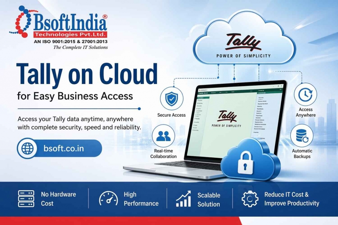 Tally on Cloud for Easy Business Access | bsoft.co.in - Delhi