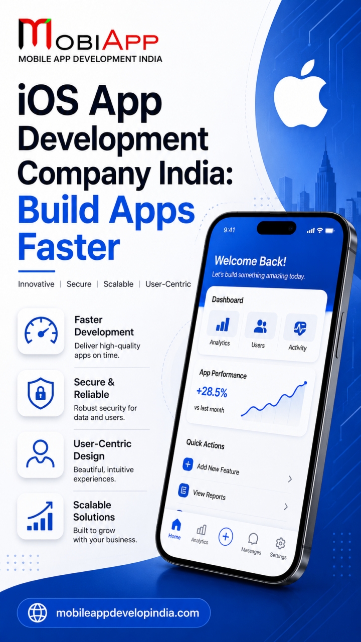 iOS App Development Services for Faster Business Growth in 2029 - Noida