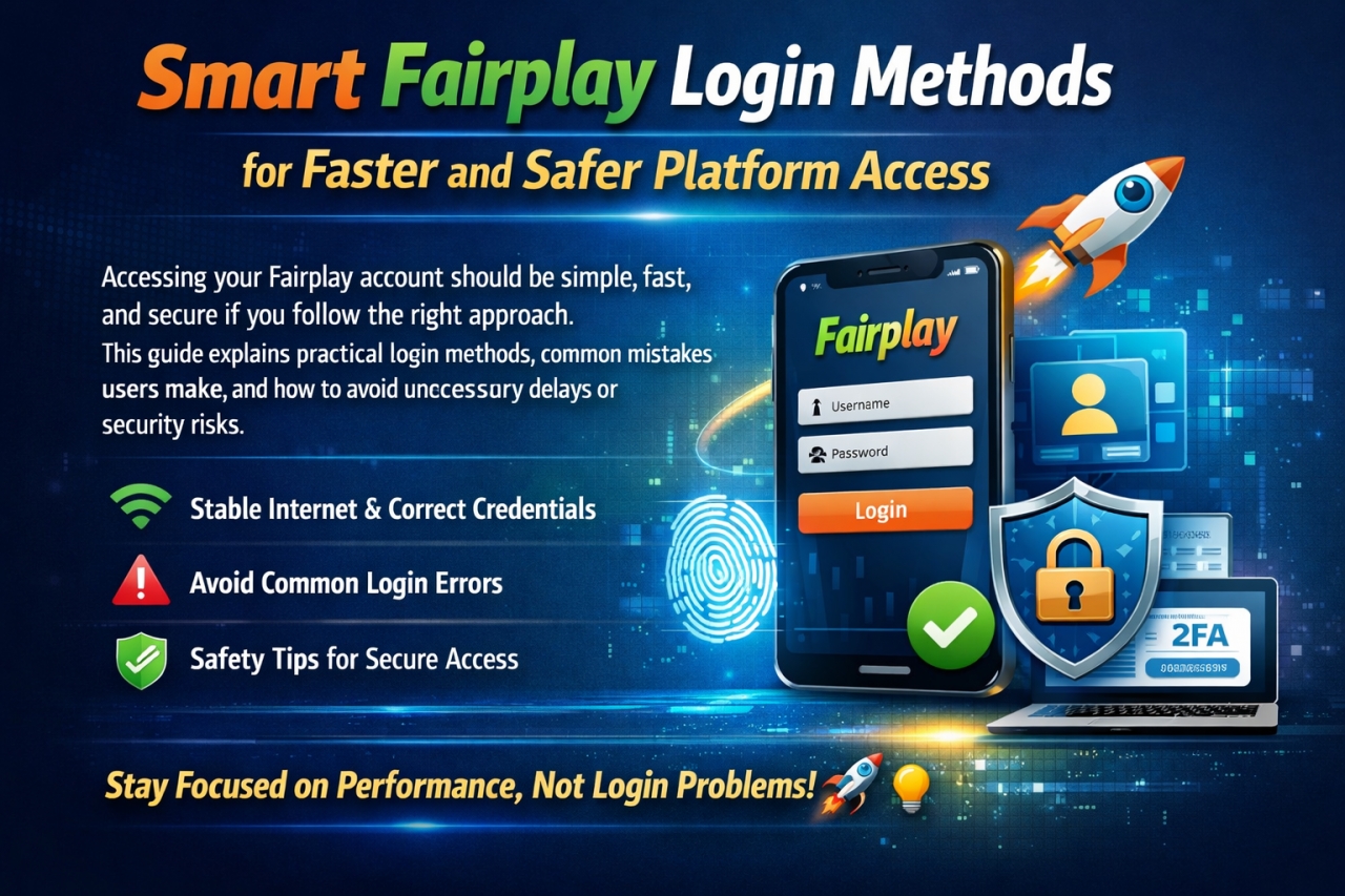 Smart Fairplay Login Methods for Faster and Safer Platform Access