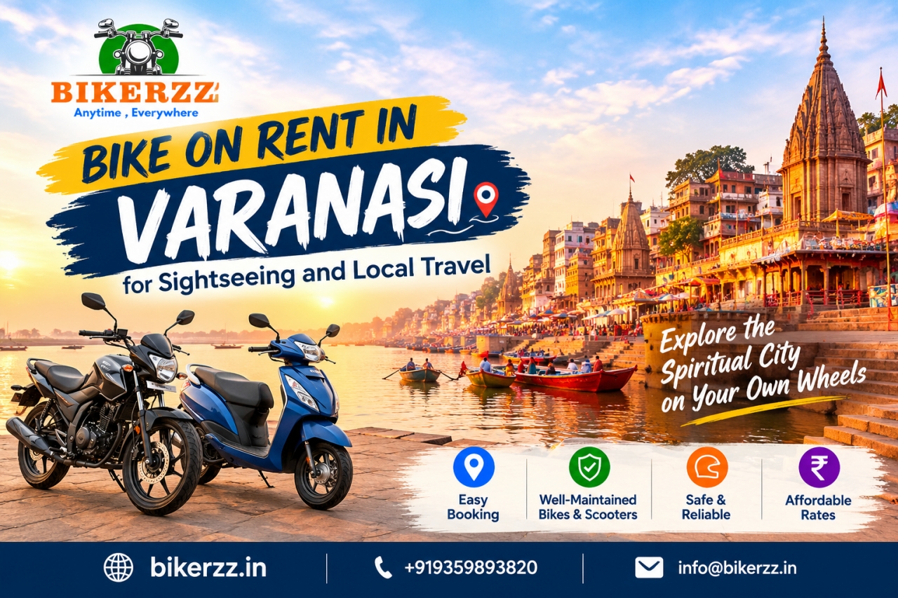 Find a Bike on Rent in Varanasi for Daily Travel and Sightseeing - Varanasi