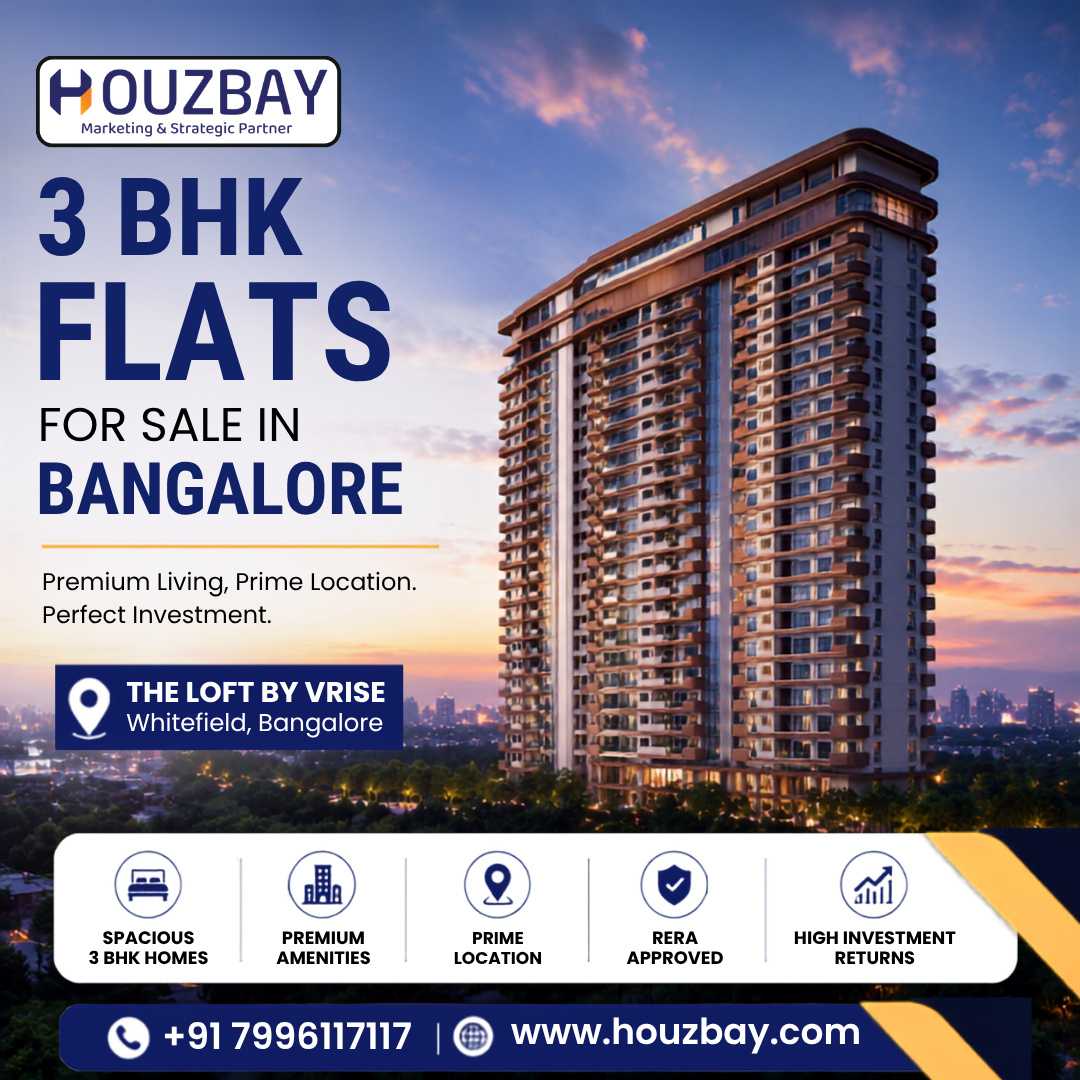 3 BHK Flats for Sale in Bangalore | Houzbay Real Estate Consulting - Bangalore