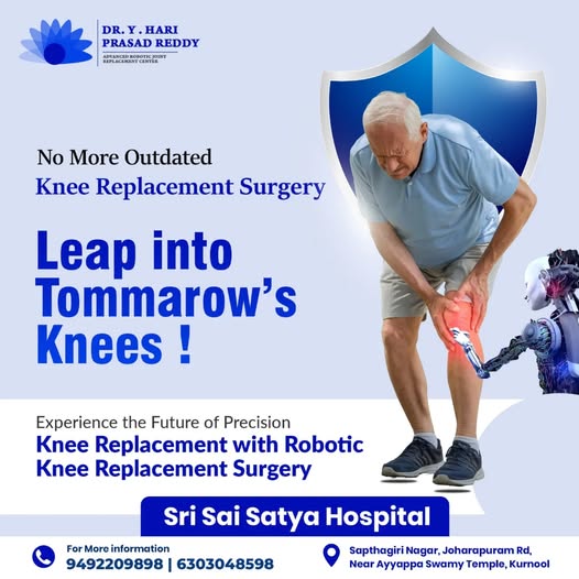 Robotic Primary & Revision Knee Replacement Surgeon In Kurnool | Dr. Y. HariPrasad Reddy  - Hyderabad