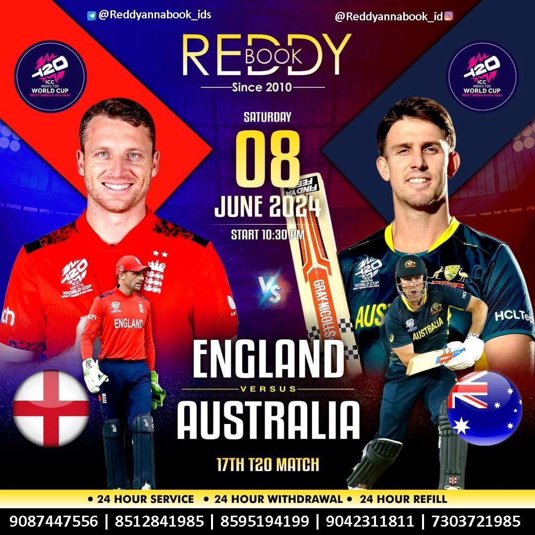 ICCT20 Men's World Cup with Reddy Anna Online Book Exchange Cricket ID - Delhi ICCT20 Men's World Cup with Reddy Anna Online Book Exchange Cricket ID - Delhi